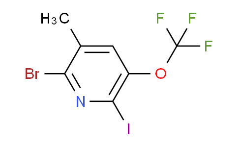 2-Bromo-6-iodo-3-methyl-5-(trifluoromethoxy)pyridine