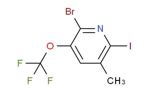 AM217668 | 1804577-05-6 | 2-Bromo-6-iodo-5-methyl-3-(trifluoromethoxy)pyridine