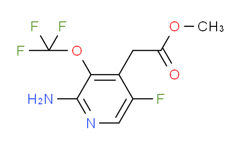 Methyl 2-amino-5-fluoro-3-(trifluoromethoxy)pyridine-4-acetate