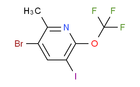 AM217671 | 1804593-88-1 | 3-Bromo-5-iodo-2-methyl-6-(trifluoromethoxy)pyridine