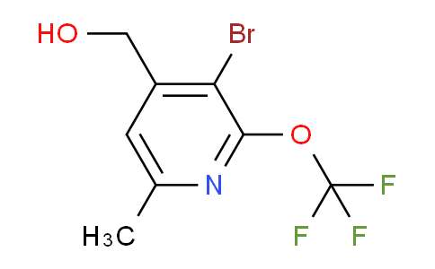 3-Bromo-6-methyl-2-(trifluoromethoxy)pyridine-4-methanol