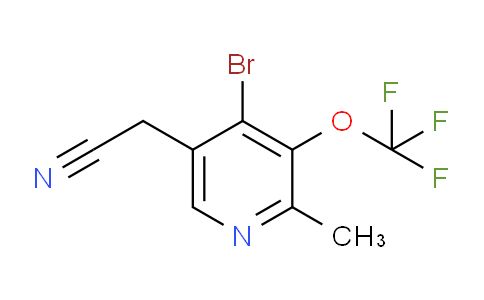 AM217696 | 1803913-56-5 | 4-Bromo-2-methyl-3-(trifluoromethoxy)pyridine-5-acetonitrile