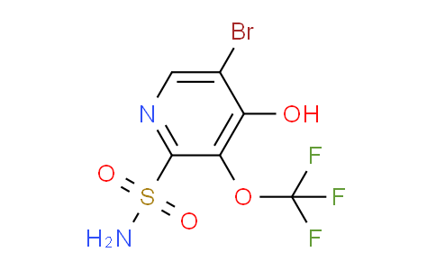 5-Bromo-4-hydroxy-3-(trifluoromethoxy)pyridine-2-sulfonamide