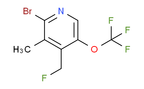 2-Bromo-4-(fluoromethyl)-3-methyl-5-(trifluoromethoxy)pyridine