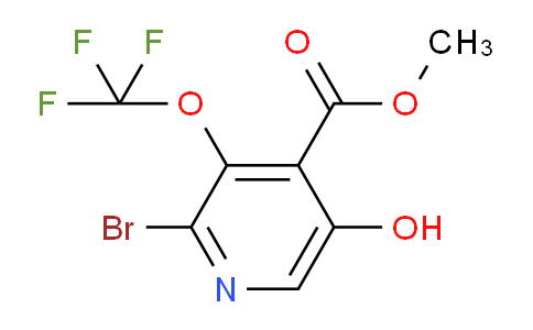 Methyl 2-bromo-5-hydroxy-3-(trifluoromethoxy)pyridine-4-carboxylate