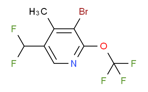 3-Bromo-5-(difluoromethyl)-4-methyl-2-(trifluoromethoxy)pyridine