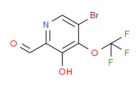 5-Bromo-3-hydroxy-4-(trifluoromethoxy)pyridine-2-carboxaldehyde