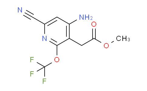 Methyl 4-amino-6-cyano-2-(trifluoromethoxy)pyridine-3-acetate