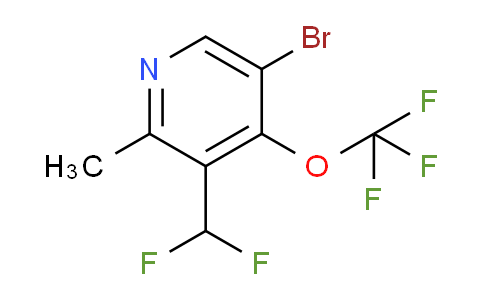 5-Bromo-3-(difluoromethyl)-2-methyl-4-(trifluoromethoxy)pyridine