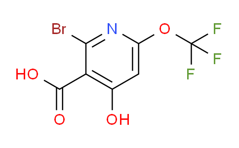 2-Bromo-4-hydroxy-6-(trifluoromethoxy)pyridine-3-carboxylic acid
