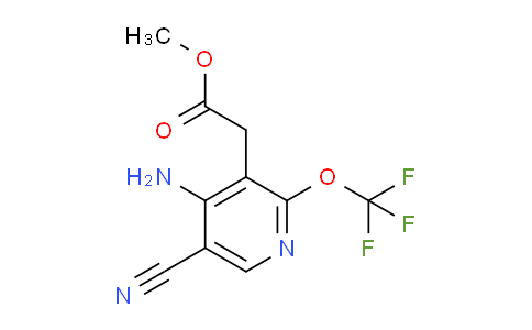 Methyl 4-amino-5-cyano-2-(trifluoromethoxy)pyridine-3-acetate