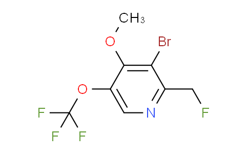 AM217856 | 1804633-68-8 | 3-Bromo-2-(fluoromethyl)-4-methoxy-5-(trifluoromethoxy)pyridine