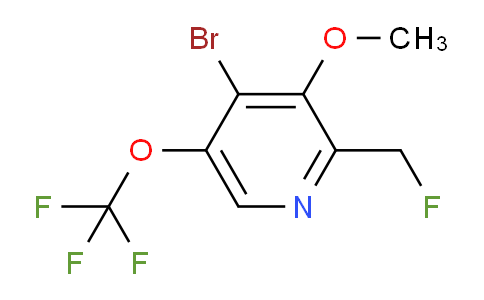 AM217858 | 1803622-05-0 | 4-Bromo-2-(fluoromethyl)-3-methoxy-5-(trifluoromethoxy)pyridine