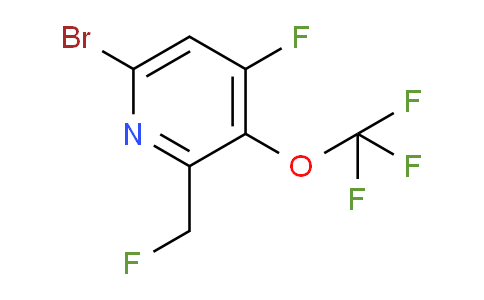 AM217862 | 1804677-45-9 | 6-Bromo-4-fluoro-2-(fluoromethyl)-3-(trifluoromethoxy)pyridine