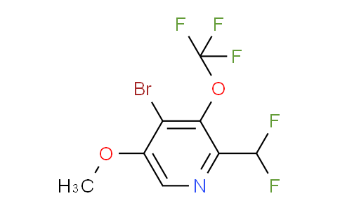 AM217870 | 1806212-17-8 | 4-Bromo-2-(difluoromethyl)-5-methoxy-3-(trifluoromethoxy)pyridine