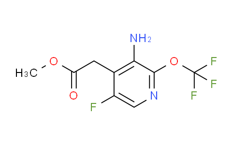 Methyl 3-amino-5-fluoro-2-(trifluoromethoxy)pyridine-4-acetate