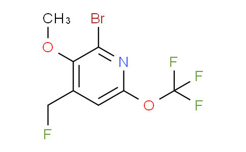 2-Bromo-4-(fluoromethyl)-3-methoxy-6-(trifluoromethoxy)pyridine