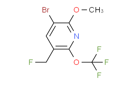 3-Bromo-5-(fluoromethyl)-2-methoxy-6-(trifluoromethoxy)pyridine