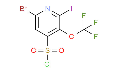 6-Bromo-2-iodo-3-(trifluoromethoxy)pyridine-4-sulfonyl chloride