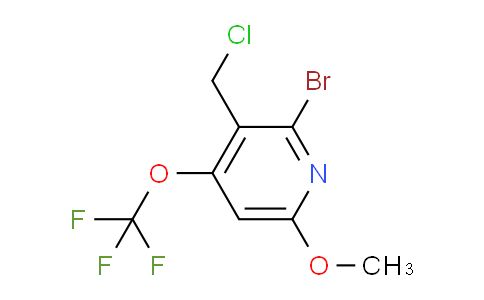 2-Bromo-3-(chloromethyl)-6-methoxy-4-(trifluoromethoxy)pyridine