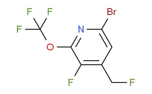 AM217896 | 1806220-15-4 | 6-Bromo-3-fluoro-4-(fluoromethyl)-2-(trifluoromethoxy)pyridine