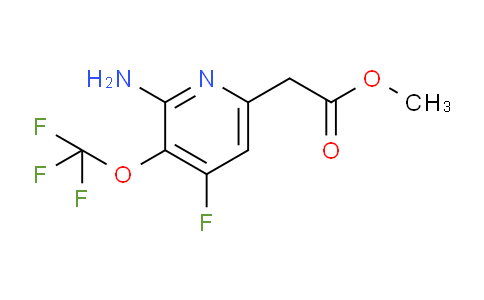 Methyl 2-amino-4-fluoro-3-(trifluoromethoxy)pyridine-6-acetate