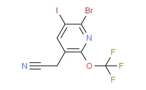 AM217925 | 1804649-27-1 | 2-Bromo-3-iodo-6-(trifluoromethoxy)pyridine-5-acetonitrile