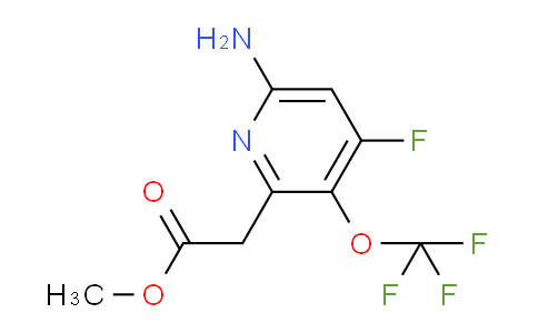 AM21794 | 1806185-06-7 | Methyl 6-amino-4-fluoro-3-(trifluoromethoxy)pyridine-2-acetate