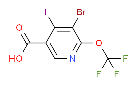 AM217953 | 1806125-66-5 | 3-Bromo-4-iodo-2-(trifluoromethoxy)pyridine-5-carboxylic acid