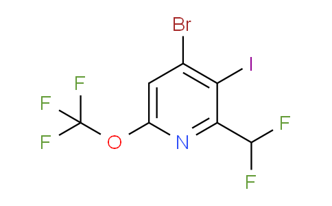 AM217969 | 1804594-61-3 | 4-Bromo-2-(difluoromethyl)-3-iodo-6-(trifluoromethoxy)pyridine