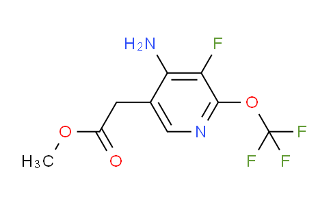 Methyl 4-amino-3-fluoro-2-(trifluoromethoxy)pyridine-5-acetate