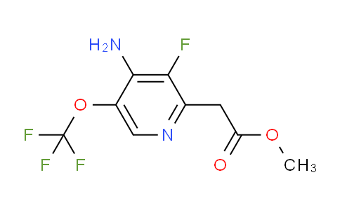 Methyl 4-amino-3-fluoro-5-(trifluoromethoxy)pyridine-2-acetate