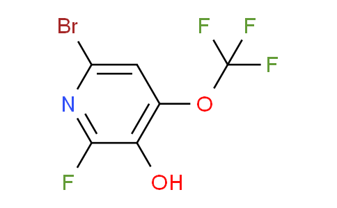 6-Bromo-2-fluoro-3-hydroxy-4-(trifluoromethoxy)pyridine