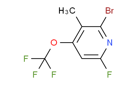 2-Bromo-6-fluoro-3-methyl-4-(trifluoromethoxy)pyridine