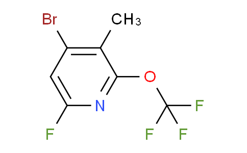 4-Bromo-6-fluoro-3-methyl-2-(trifluoromethoxy)pyridine