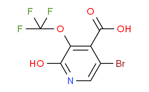 5-Bromo-2-hydroxy-3-(trifluoromethoxy)pyridine-4-carboxylic acid