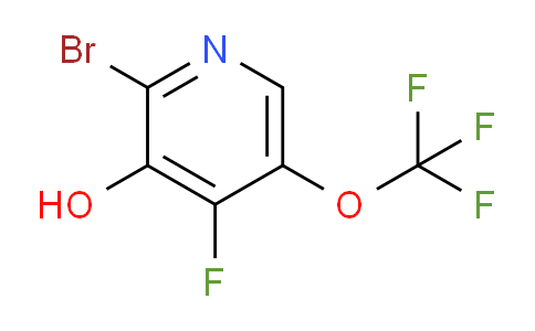 2-Bromo-4-fluoro-3-hydroxy-5-(trifluoromethoxy)pyridine