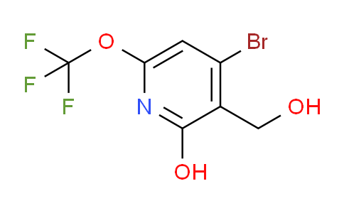 4-Bromo-2-hydroxy-6-(trifluoromethoxy)pyridine-3-methanol