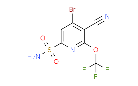 AM218030 | 1806109-38-5 | 4-Bromo-3-cyano-2-(trifluoromethoxy)pyridine-6-sulfonamide
