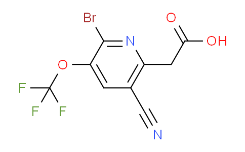 AM218035 | 1806211-72-2 | 2-Bromo-5-cyano-3-(trifluoromethoxy)pyridine-6-acetic acid