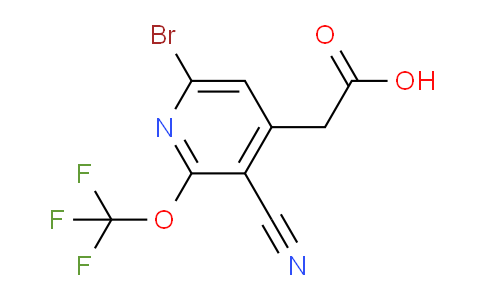 AM218037 | 1804559-83-8 | 6-Bromo-3-cyano-2-(trifluoromethoxy)pyridine-4-acetic acid