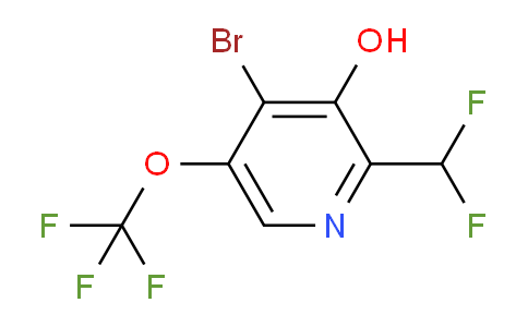 AM218047 | 1804602-64-9 | 4-Bromo-2-(difluoromethyl)-3-hydroxy-5-(trifluoromethoxy)pyridine