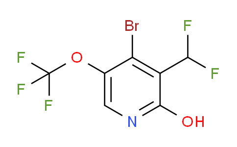 AM218049 | 1806216-71-6 | 4-Bromo-3-(difluoromethyl)-2-hydroxy-5-(trifluoromethoxy)pyridine