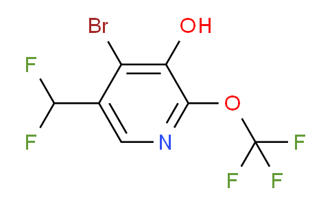 AM218051 | 1804577-15-8 | 4-Bromo-5-(difluoromethyl)-3-hydroxy-2-(trifluoromethoxy)pyridine