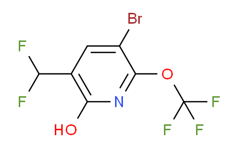 AM218078 | 1804649-75-9 | 3-Bromo-5-(difluoromethyl)-6-hydroxy-2-(trifluoromethoxy)pyridine