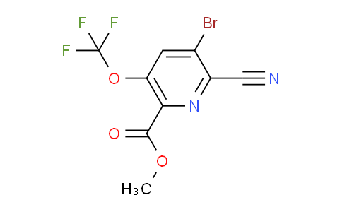 AM218082 | 1806014-40-3 | Methyl 3-bromo-2-cyano-5-(trifluoromethoxy)pyridine-6-carboxylate