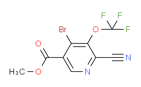 AM218086 | 1803617-44-8 | Methyl 4-bromo-2-cyano-3-(trifluoromethoxy)pyridine-5-carboxylate