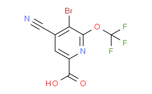 AM218106 | 1806014-16-3 | 3-Bromo-4-cyano-2-(trifluoromethoxy)pyridine-6-carboxylic acid