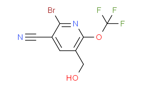 2-Bromo-3-cyano-6-(trifluoromethoxy)pyridine-5-methanol