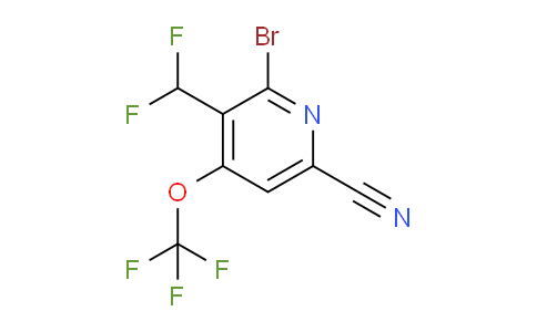 AM218116 | 1804571-07-0 | 2-Bromo-6-cyano-3-(difluoromethyl)-4-(trifluoromethoxy)pyridine